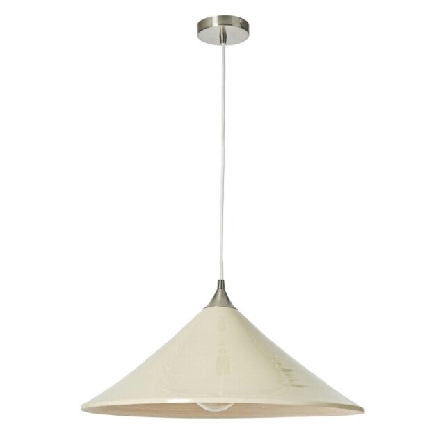 Wooden Large Dome Ceiling Light Pendant Shade Natural Brown Brown One Size