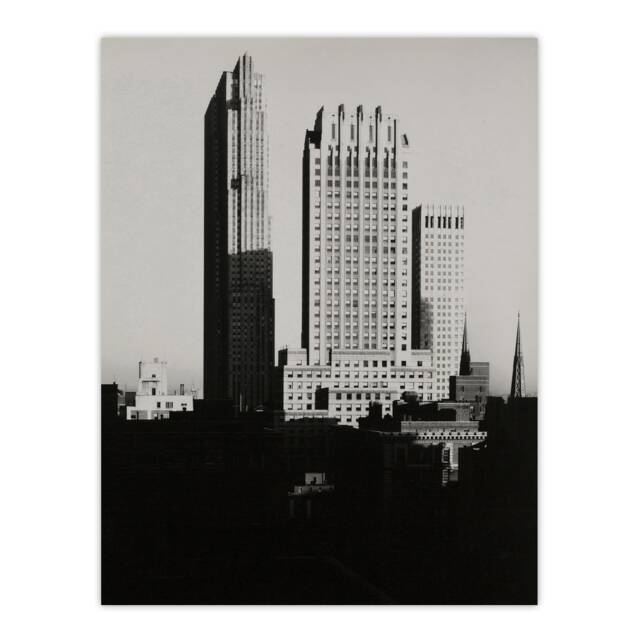 "New York from the Shelton Alfred Stieglitz Wall Art Poster Print 12X16"""