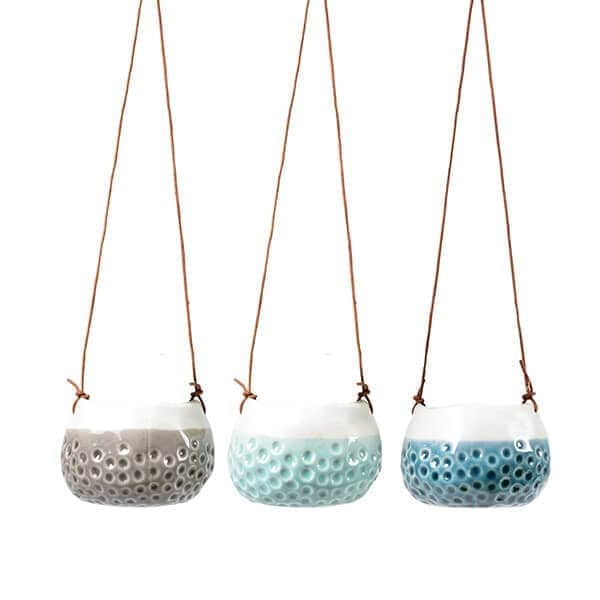 Burgon & Ball Baby Dotty Trio Hanging Baskets Set