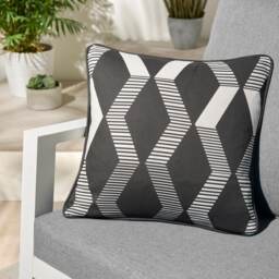 Fusion Rico Filled Cushion Black