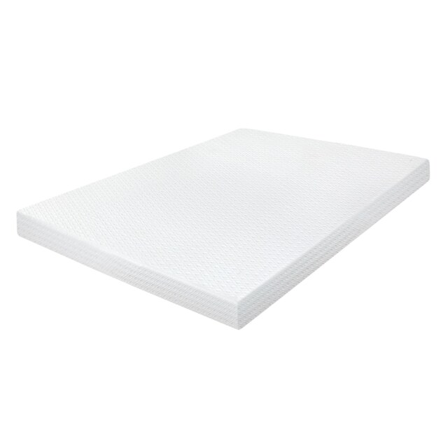 Lavio 4 Inch Memory Foam Mattress Topper Cooling Small Double Pressure Relief White SD Small Double