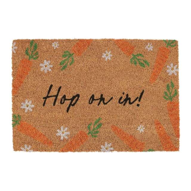 Something Different Hop On In Door Mat - Natural - One Size Cream One Size