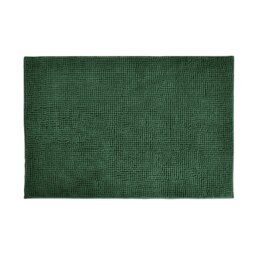 Chenille Bobble Bath Mat Non-Slip 50 x 80cm - Dark Green