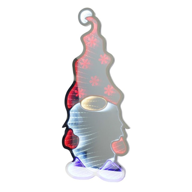 ValueLights Infinity Gonk Mirrored Multicolour Illuminated Decoration