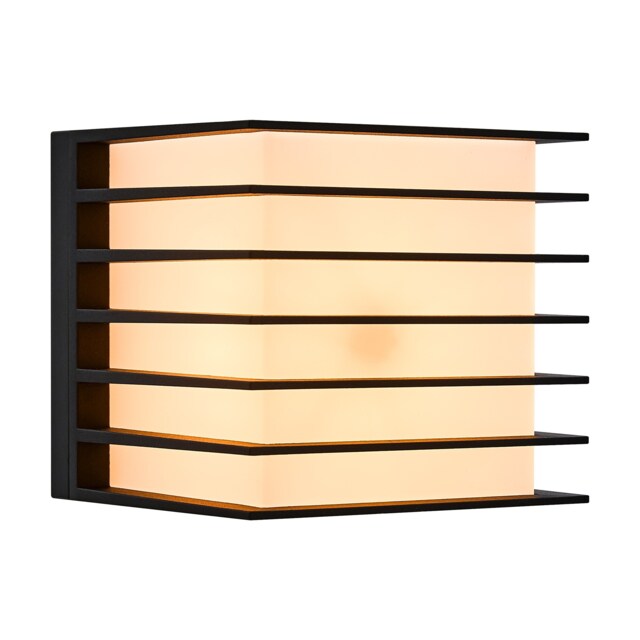 Nordlux Fluctus Outdoor Wall Light Black Metal Solar E27 Sensor Weatherproof - Mains Powered, IP44 Black Black