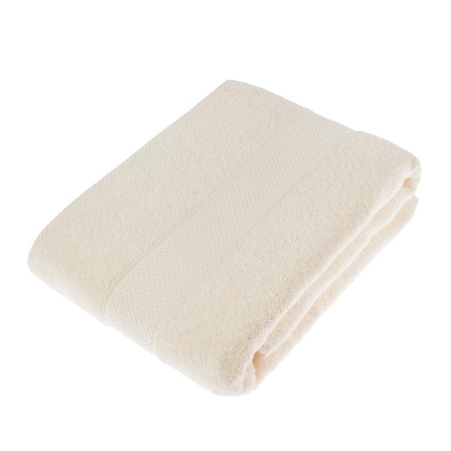Homescapes Turkish Cotton Cream Bath Sheet