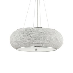Pasha' Decorative Crystal & Glass Pendant Gold, E14