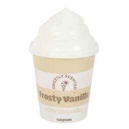 Something Different Frosty Vanilla Ice Cream Scented Candle White White/Cream 1