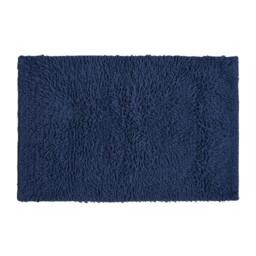 Tumble Twist Cotton Large Bath Mat - 55 x 90cm Blue Navy