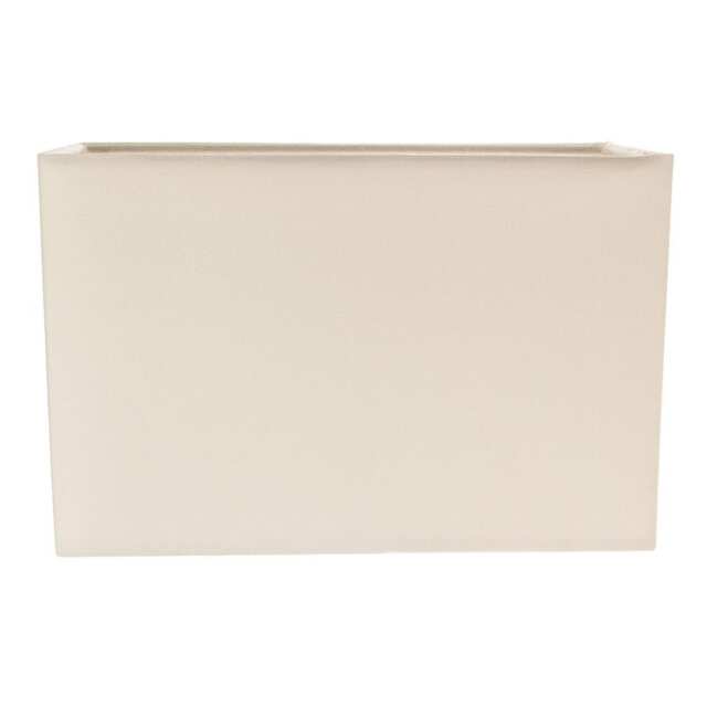 Contemporary and Stylish Soft Cream Linen Fabric Rectangular Lamp Shade Cream Cream 1