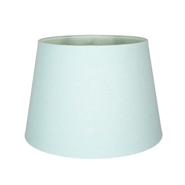 Traditional 8 Inch Duck Egg Linen Drum Table/Pendant Lamp Shade 40w Maximum Blue Duck Egg 1