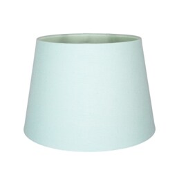 Traditional 8 Inch Duck Egg Linen Drum Table/Pendant Lamp Shade 40w Maximum Blue Duck Egg 1