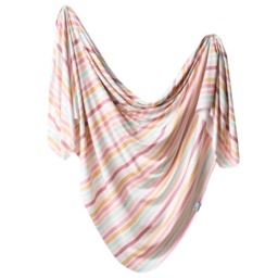 Copper Pearl Knitted Swaddle Blanket Enchanted