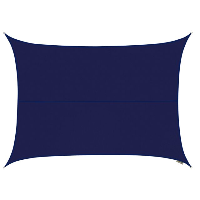 5m x 4m Rectangle Waterproof Blue Sun Shade Sail