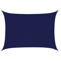 5m x 4m Rectangle Waterproof Blue Sun Shade Sail