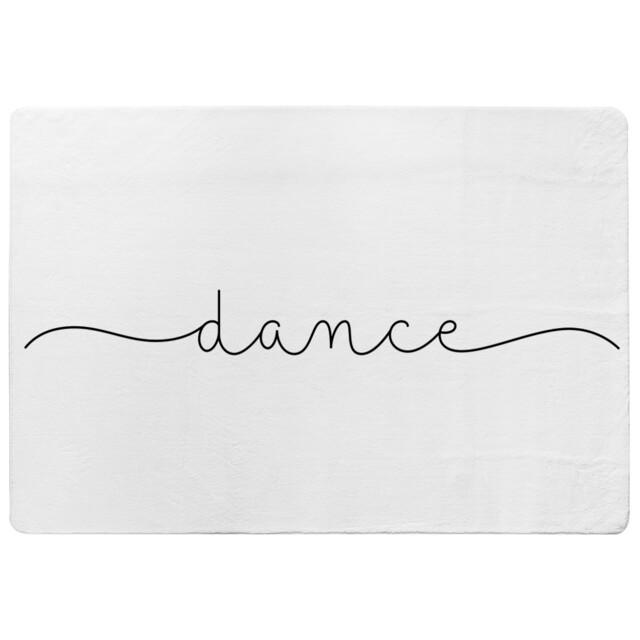 Text Dance Designer Rug Multi