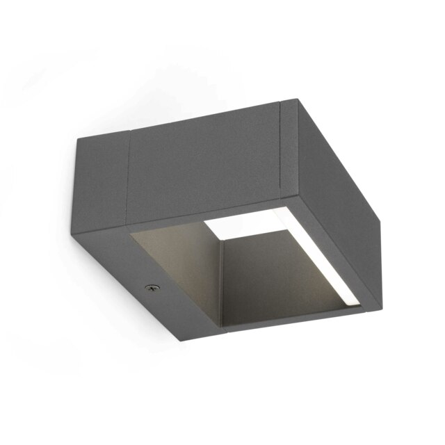 Alp LED Outdoor Wall Light Dark Grey IP54