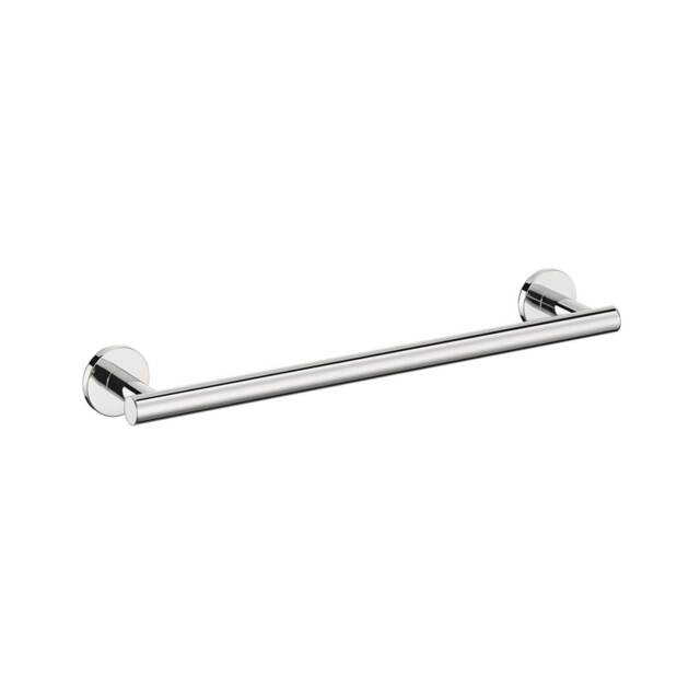 Cosmic Wall Mounted Towel Round Rack with Chrome Finish Silver for Bathroom 46cm