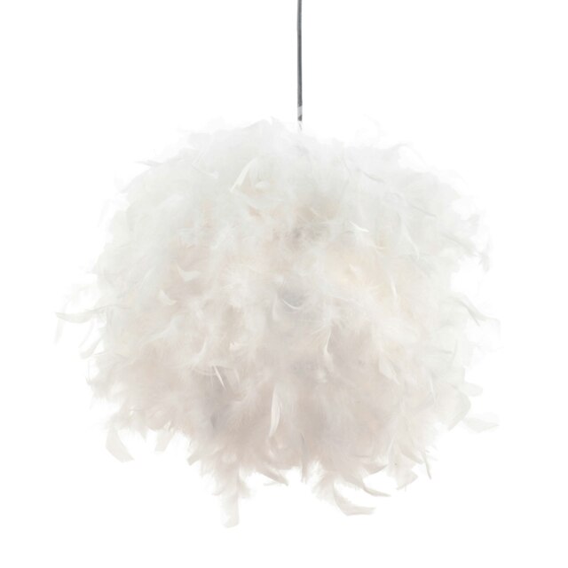 BHS Plume Feather Ball 40cm Ceiling Pendant, Brass Gold Brass 1