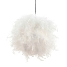 BHS Plume Feather Ball 40cm Ceiling Pendant, Brass Gold Brass 1