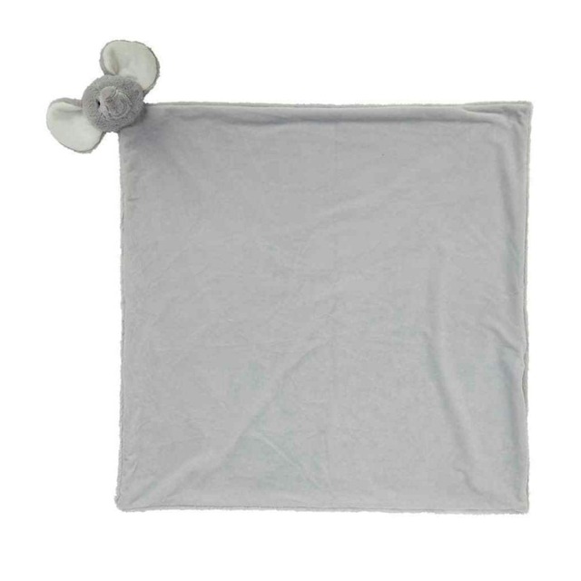 Mumbles Baby Elephant Blanket - Grey - One Size