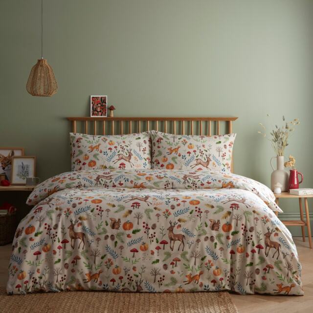Arden Animal Print Soft Easy Care Bed Linen Bedding Duvet Cover Quilt Set With Pillow Case Multi Single