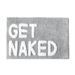 Get Naked Bath Mat - Grey/White