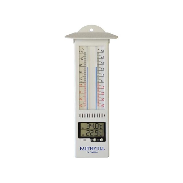 Faithfull Thermometer Digital Max-min Multi Multi Colour One Size 1