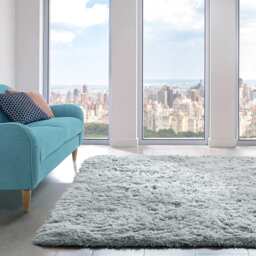 Home Republic Alaska Sponge Back Foldable Rug Long Pile