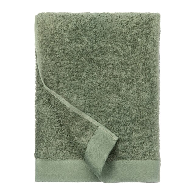 Vinga Birch Plain Towel - Green - 140cm x 70cm Green