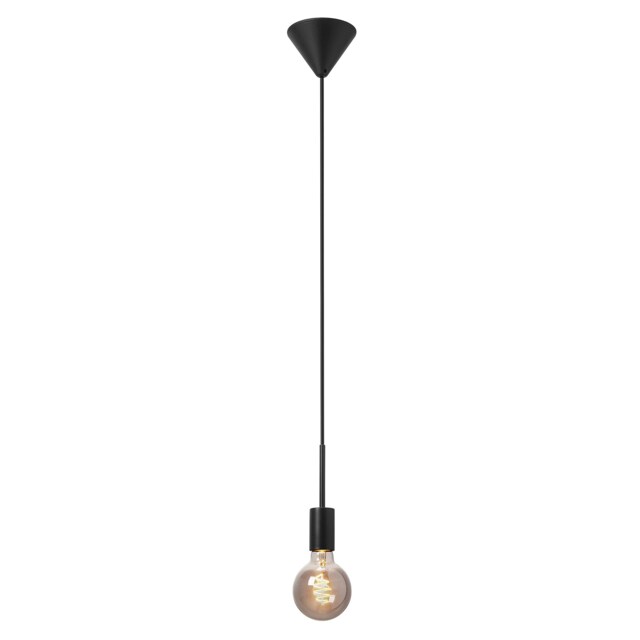 Nordlux Paco Indoor Pendant Light Black Metal E27 Retro - Mains Powered, IP20 Black