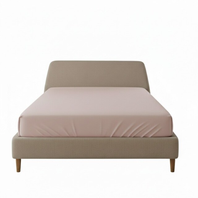 Flannelette Fitted Sheet Extra Deep 40cm Skirt Soft Brushed Cotton Pink Small Double