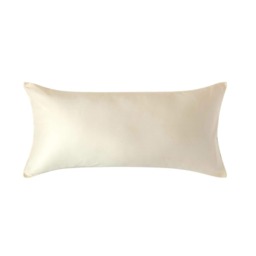 Homescapes Cream European Size Pillowcase Organic Cotton 400 TC - 40 x 80 cm Cream