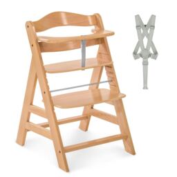 hauck Alpha+ Wooden Highchair - Natural