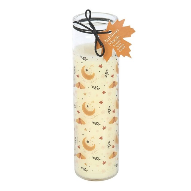 Something Different Autumn Magic Pumpkin Spice Tube Candle - Black/Brown/Orange - One Size