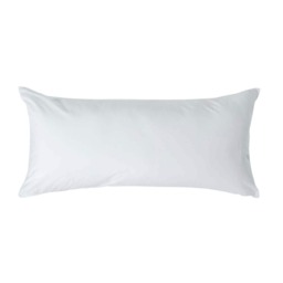 Homescapes White European Size Egyptian Cotton Pillowcase 200 TC - 40 x 80 cm