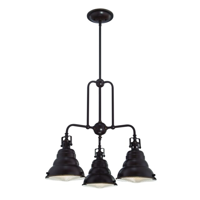 Eastvale 3 Light Pendant Bar Chandelier Light Palladian Bronze, E27