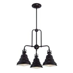 Eastvale 3 Light Pendant Bar Chandelier Light Palladian Bronze, E27