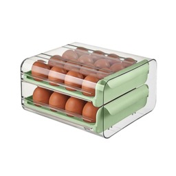 Living and Home Double-Layer Egg Storage Drawer Box