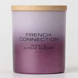French Connection Metallic Collection Peony & Almond Blossom Candle 206g