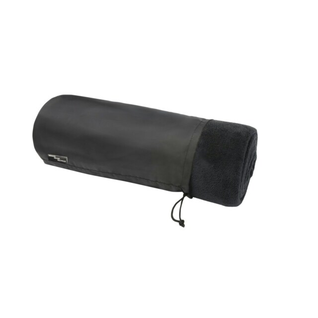 Seasons Lily Fleece Blanket - Solid Black - One Size