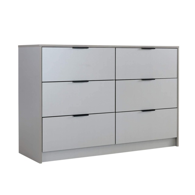 Phoenix Chest Of 5 Drawers Bedroom Furniture Clothing Storage Organiser Unit Grey