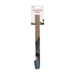 Silver Christmas Wreath Door Hanger 31cm