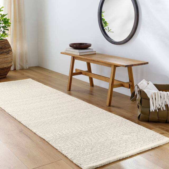 LIVABLISS Maroc-Hand Tufted Global Rug 183 x 274 cm Grey Ivory Brown
