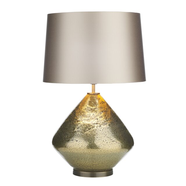 Evora Table Lamp Volcanic Gold Base Only