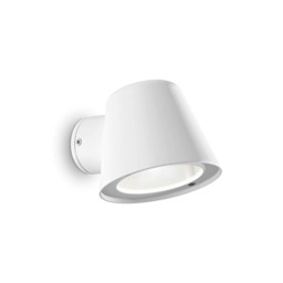 Gas 1 Light Outdoor Wall Light White IP43, GU10