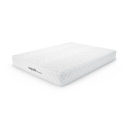 Bonnell Coil System Quilted Mattress Medium Firmness 17.5cm Deep White Double