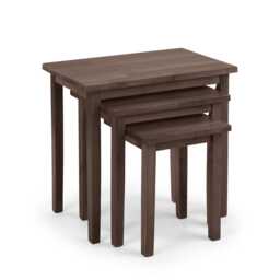 Inverlochy Walnut Nest of Tables in Cashew