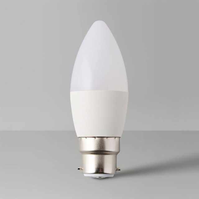 ValueLights B22 Pack of 4 4W Candle Warm White Bulbs