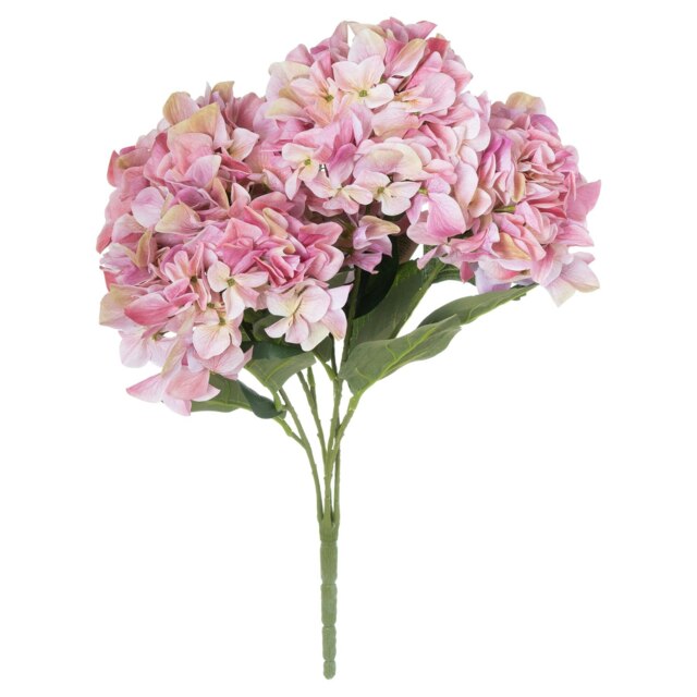 Hill Interiors Shabby Hydrangea Bouquet Artificial Flower - Pink - One Size